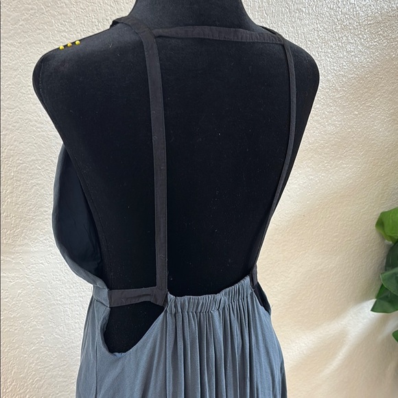 Free People Caught In The Moment T-Strap Chiffon Halter Maxi Dress 0136 - Picture 8 of 11